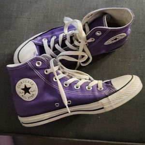 Converse Chuck Taylor All Star Purple High Tops Unisex 6M 8W